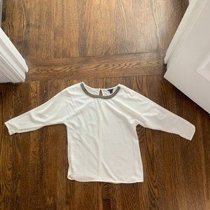 Ann Taylor NWOT Soft Jeweled Top SIZE XXS/P